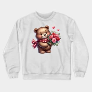 Valentine Love Bear Crewneck Sweatshirt
